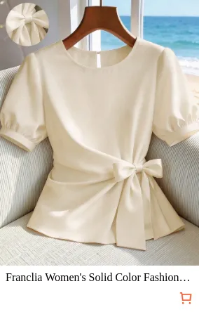 Franclia Women s Solid Color...