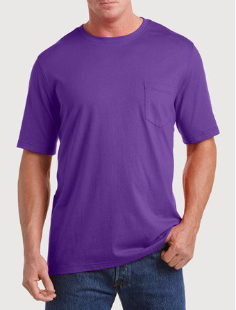 Moisture-Wicking Jersey Pocket T-Shirt