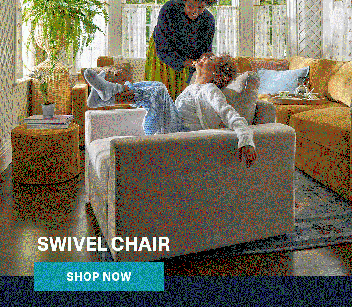 SWIVEL CHAIRT | SHOP NOW >>