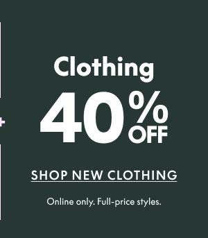 Clothing 40% Off