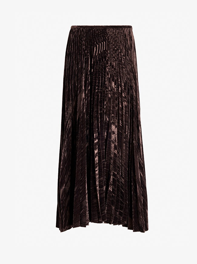 Daphne Skirt in Crushed Velvet
