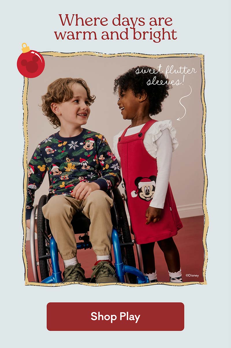 Where days are warm and bright | sweet flutter sleeves! | © Disney | Shop Play 
