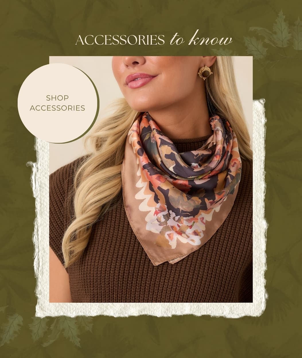 "Accessories to know. Shop accessories."