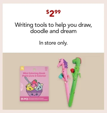 $2.99 writing accessories