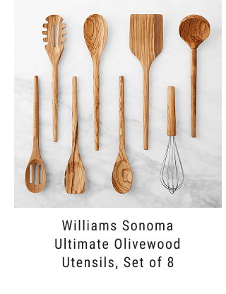 Williams Sonoma Ultimate Olivewood Utensils, Set of 8