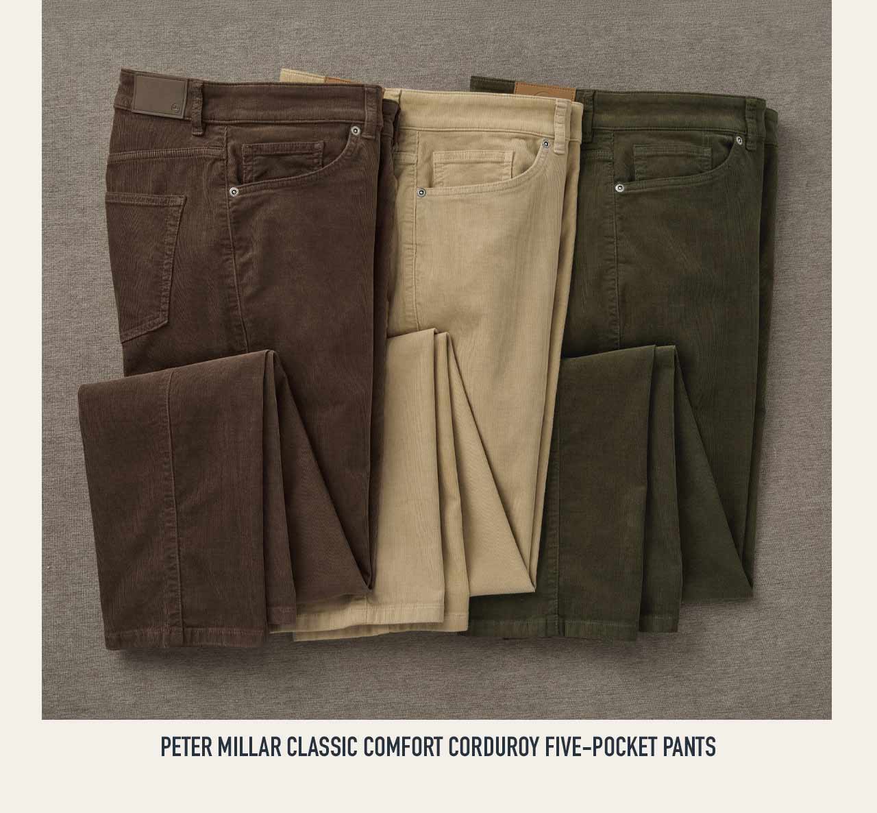 Casual pants styled for everyday wear