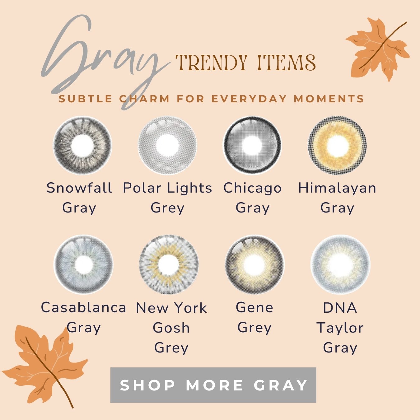 Gray Contacts