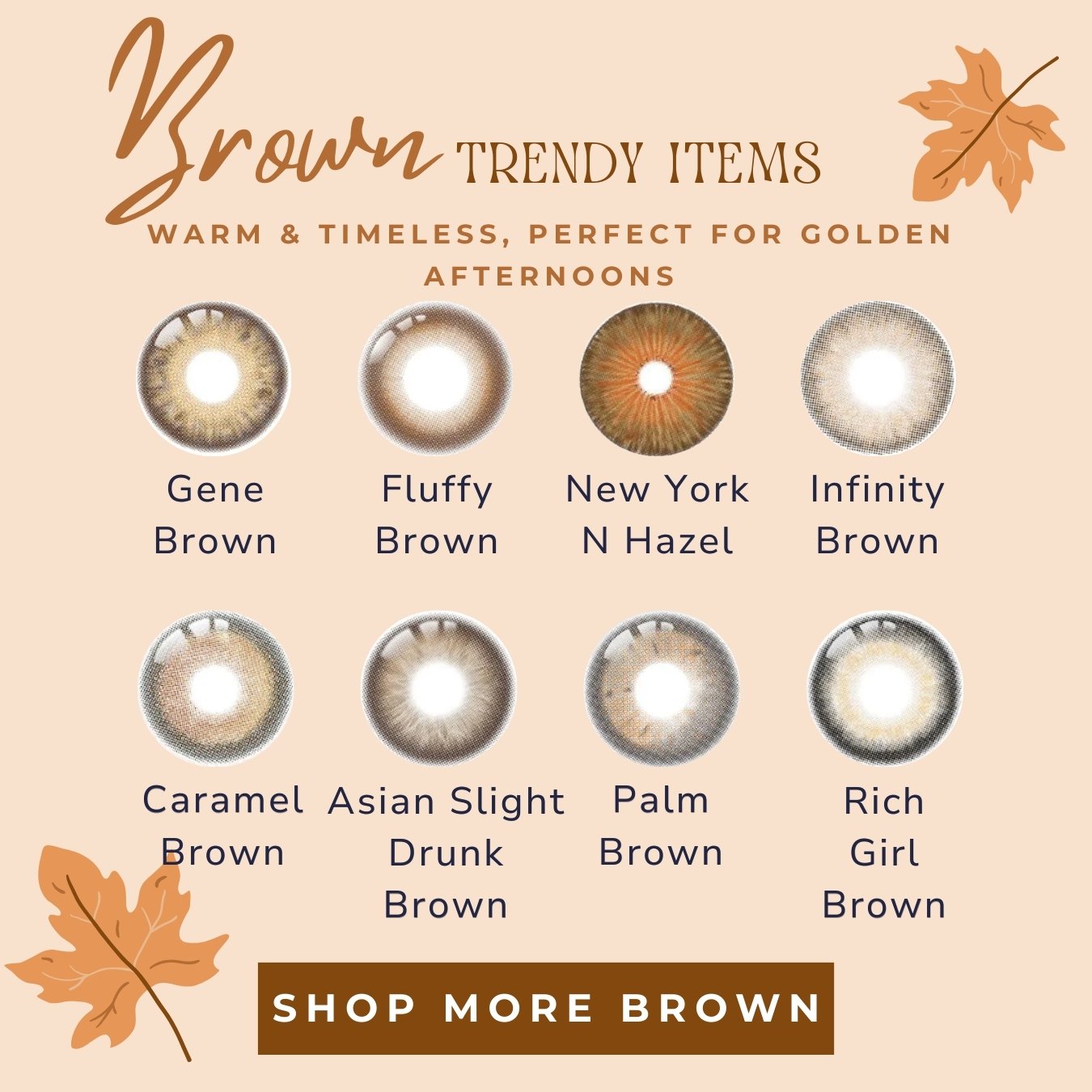 Brown Contacts