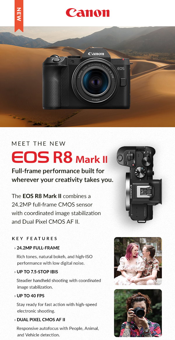 New Canon | MEET THE NEW EOS R8 MARK II