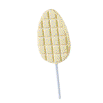 Image of Plastic Lollipop Chocolate Mold, Teardrop Tablet