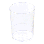 Image of Round Dessert Cups Clear Plastic