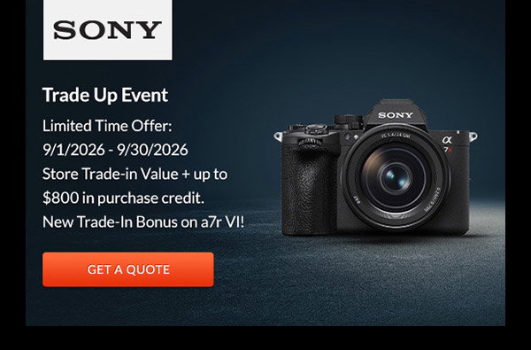 Sony Trade Up Event | Get a Quote