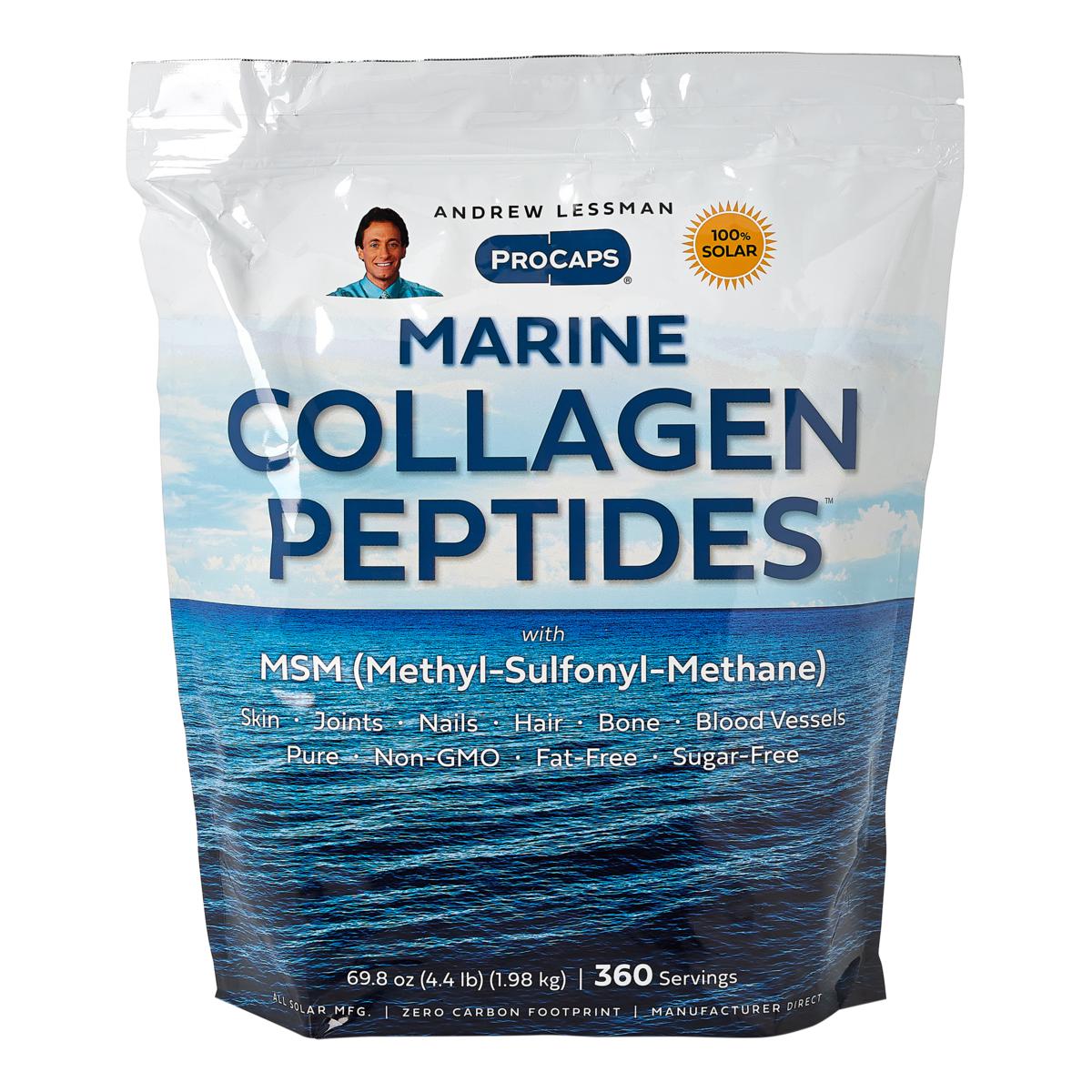 Marine Collagen Peptides with MSM - 360 Servings