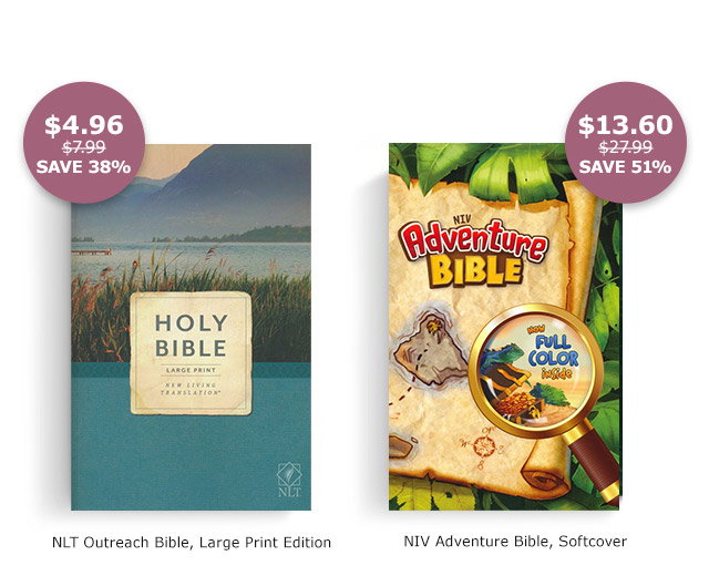 NLT Outreach Bible | NIV Adventure Bible