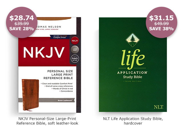 NKJV Reference Bible | NLT Study Bible
