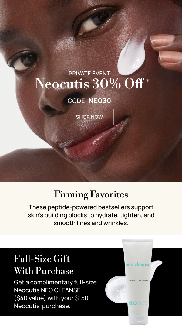 Shop 30% off Neocutis with code NEO30