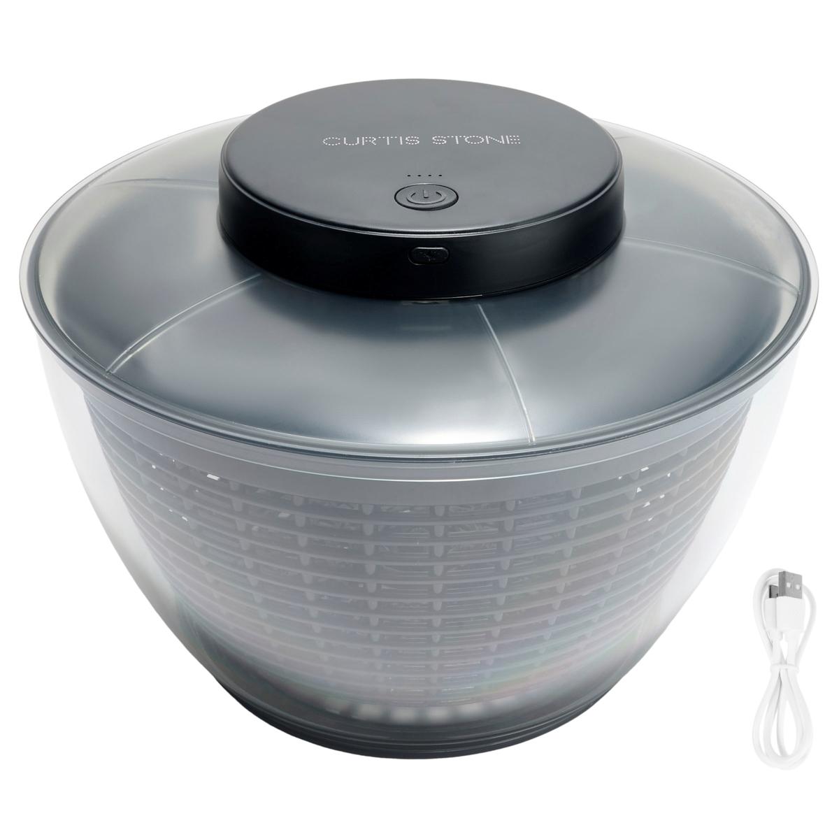 Curtis Stone 5-Quart Rechargeable Salad Spinner