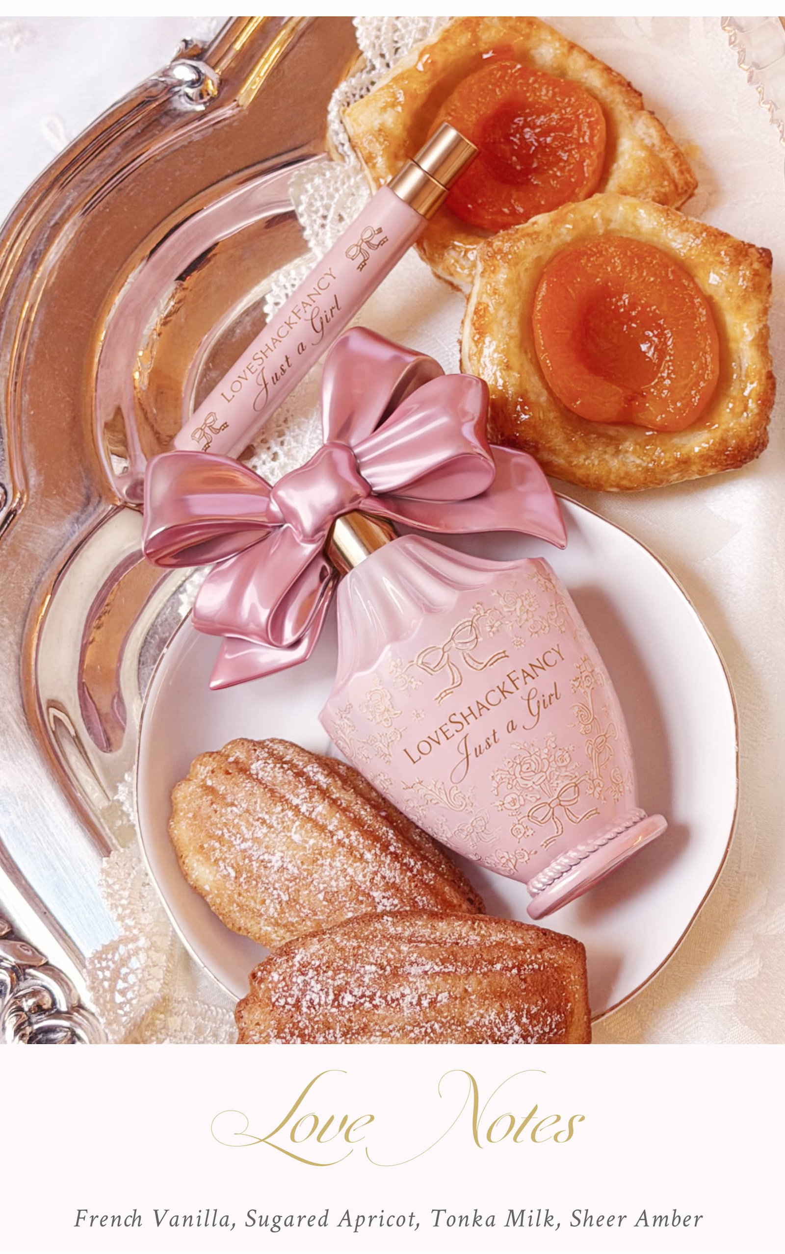 LOVE NOTES French Vanilla, Sugared Apricot, Tonka Milk, Sheer Amber