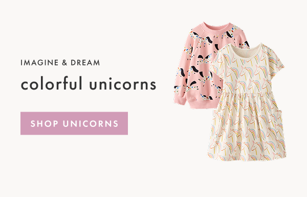 IMAGINE & DREAM colorful unicorns | SHOP UNICORNS