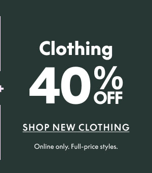 Clothing 40% Off