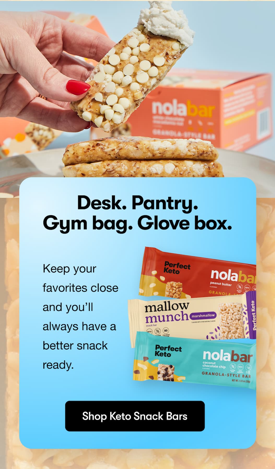 Keep better snacks within reach