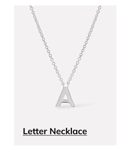 Letter Necklace