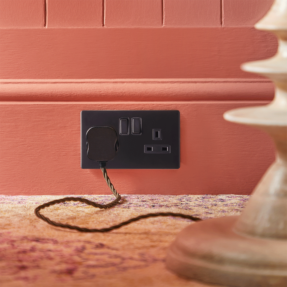 Black sockets and switches