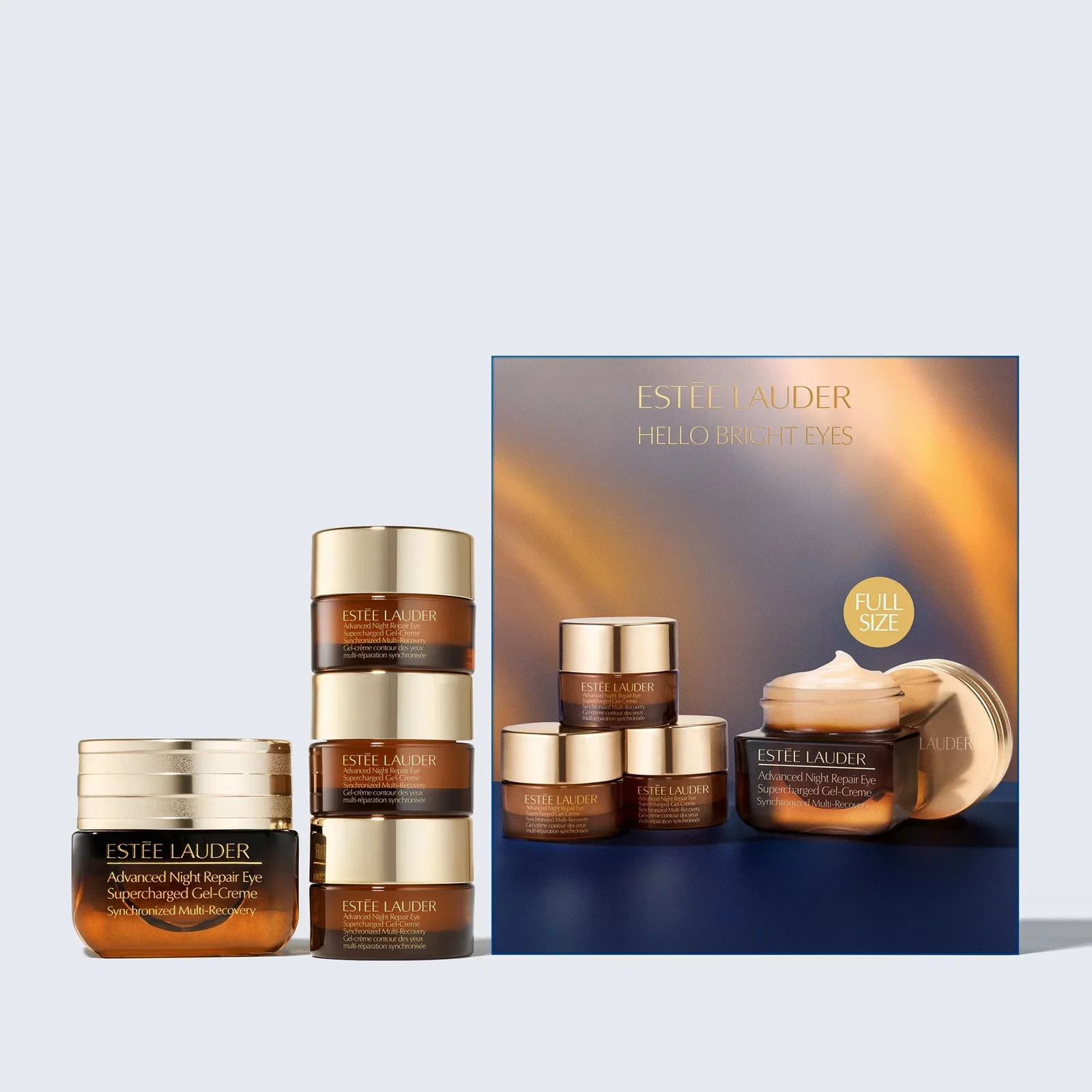 Hello Bright Eyes Advanced Night Repair Eye Gel-Cream Skincare Gift Set