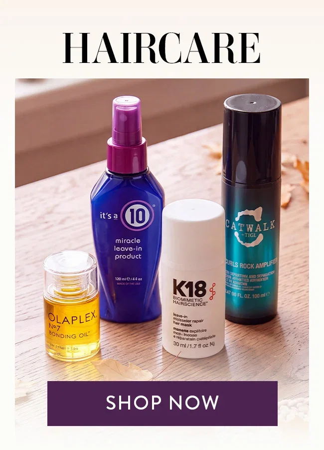 Haircare. Shop Now