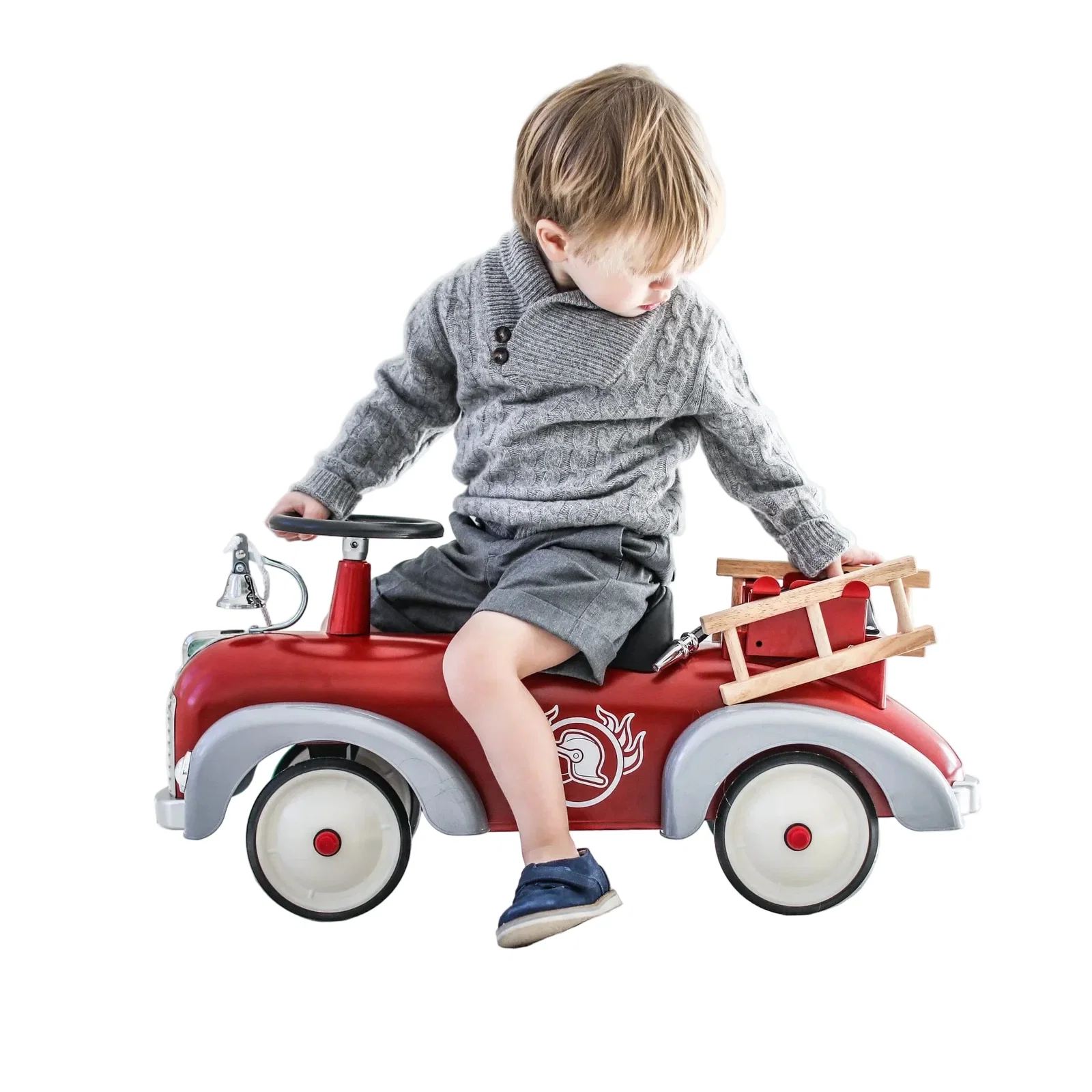 Image of Baghera Ride On Speedster Fire Truck Red