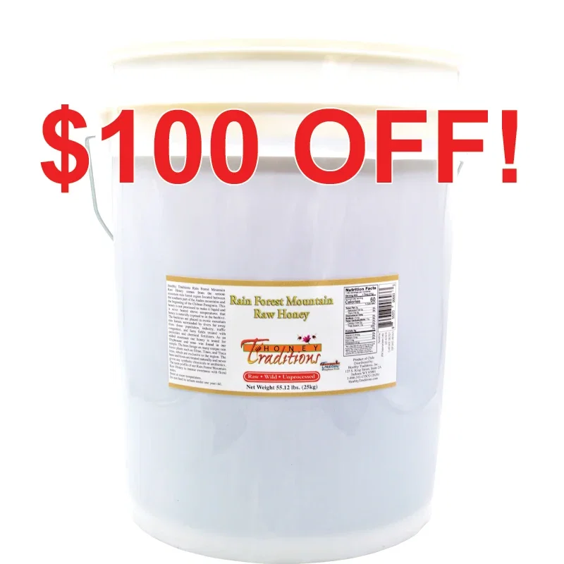 Image of Rain Forest Mountain Raw Honey - 55 lb. Pail (limit of 1)