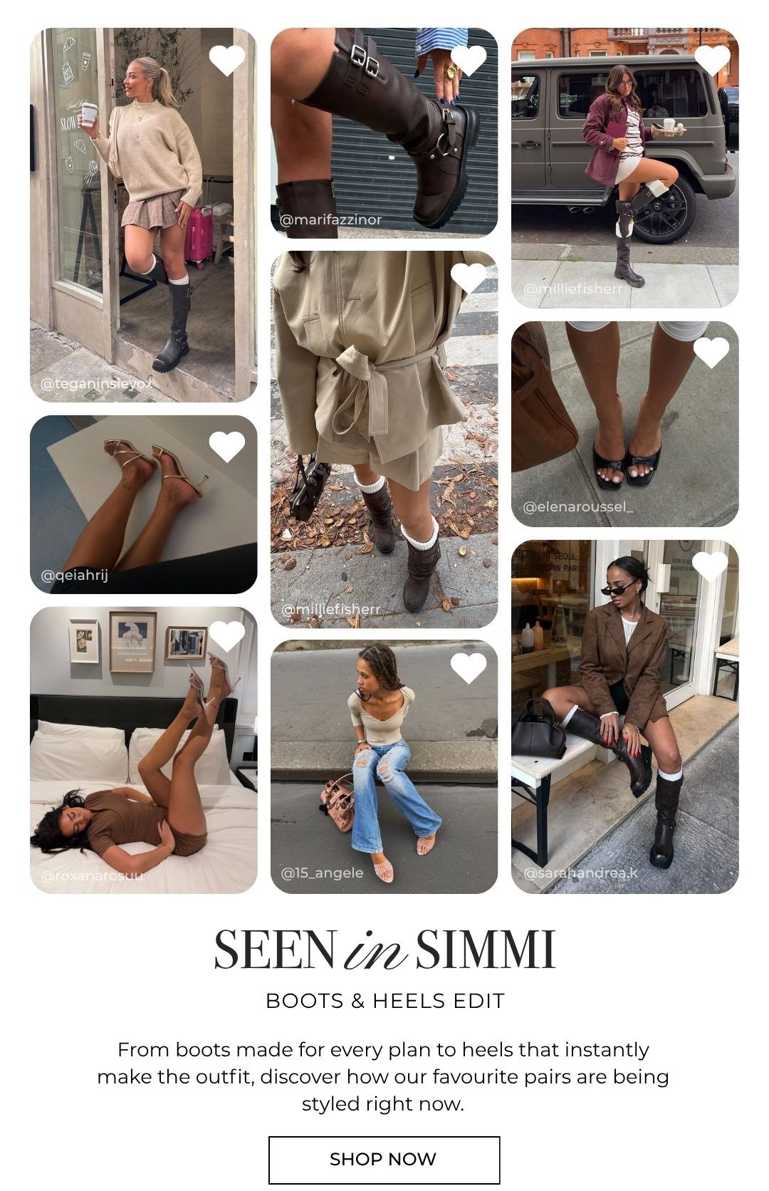 Seen in SIMMI: Boots and heels edit 