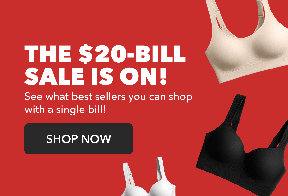 THE $20-BILL SALE IS ON!