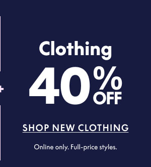 Clothing 40% Off