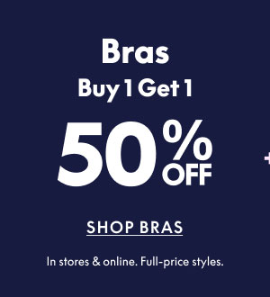 Bras BOGO 50% Off