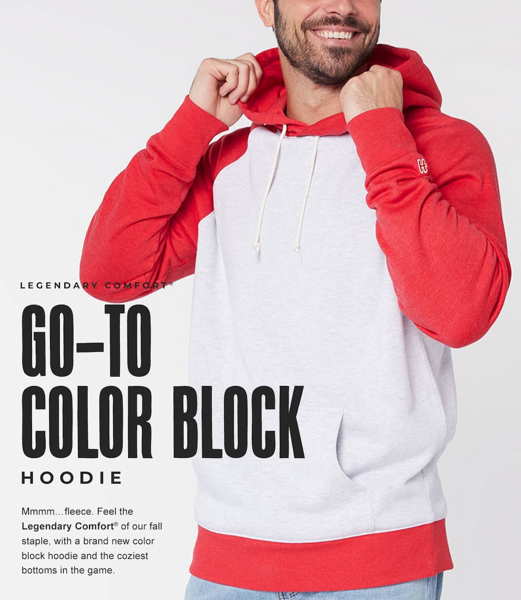 Go-to Color Block Hoodie
