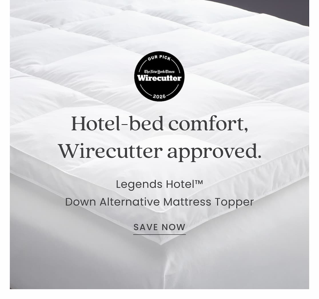 Legends Hotel Down Alternative Mattress Topper