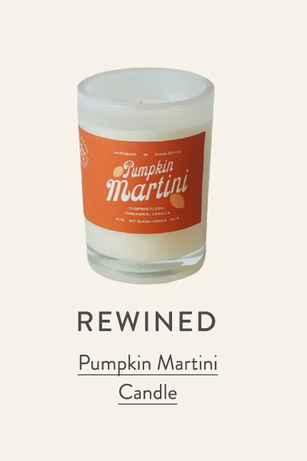 Pumpkin Martini Candle 