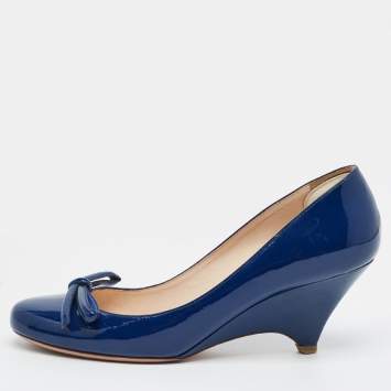 Size 36 Blue Patent Leather We