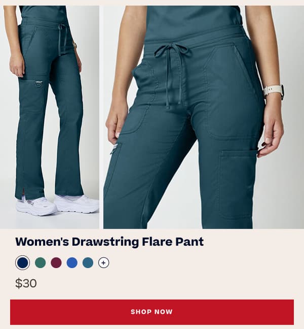 SHOP THE DRAWSTRING FLARE PANT