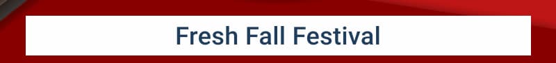 Fresh Fall Festival