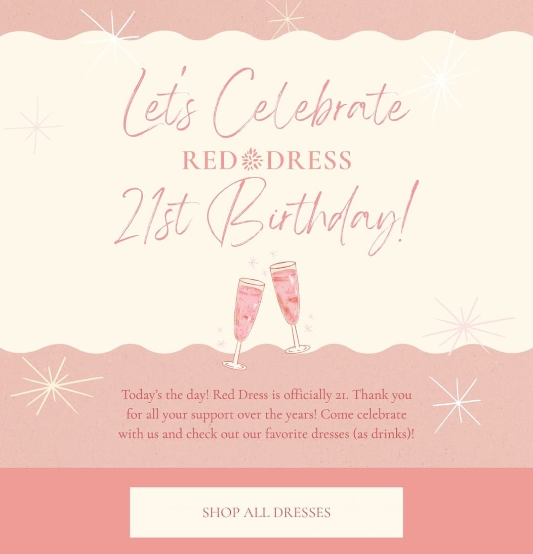 "Let's Celebrate Red Dress 21st Birthday. Shop all dresses."