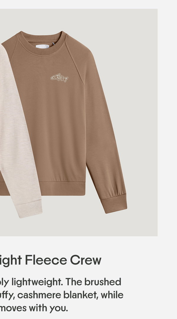 Shop the Women's Bamboo Lightweight Fleece Crew