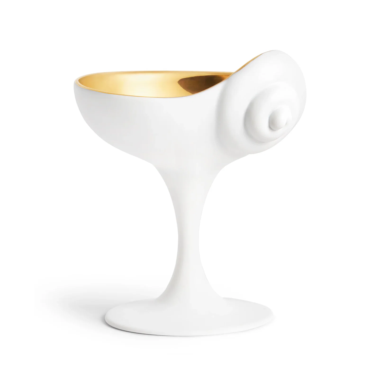 Image of Jessica McCormack Shell Scoop Bowl - Gold