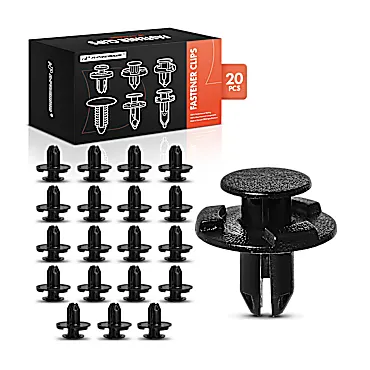 A-Premium Clips & Fasteners - Black, Direct Fit, Set of 20