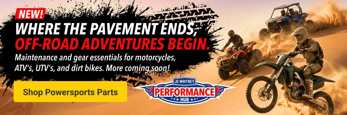 NEW - Where the pavement ends, off-road adventures begin.