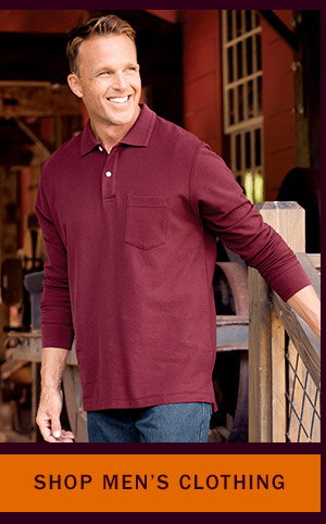 Shop Men's Clothing. Orton Brothers Pique-Knit Long-Sleeve Polo Shirt