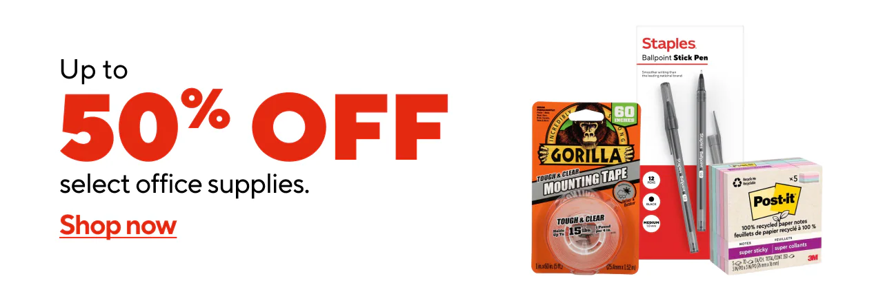 Up to 50% off Office Supplies