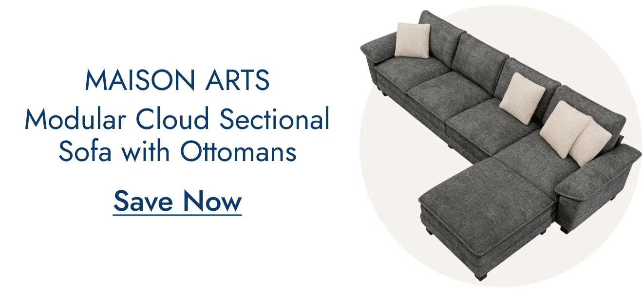 MAISON ARTS Modular Cloud Sectional Sofa