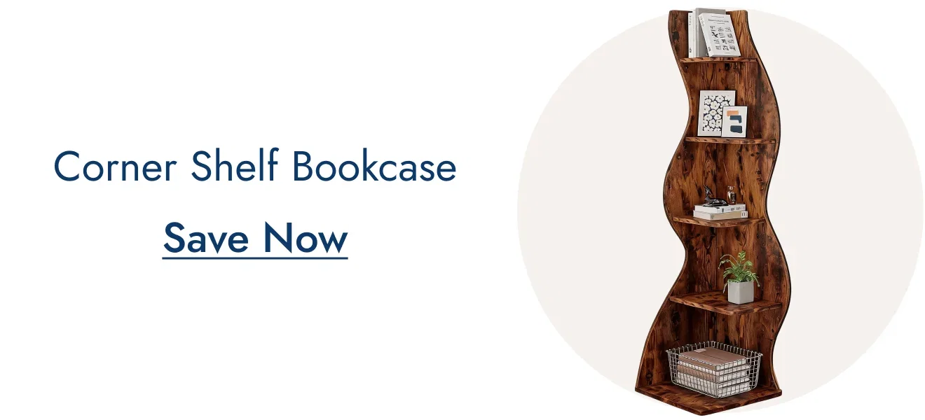 Corner Shelf Bookcase